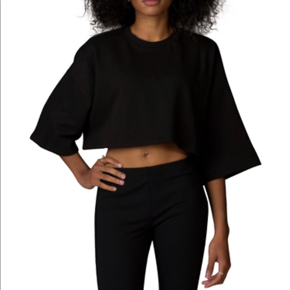 puma crop sweatshirt